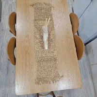 میز نهار خوری چوب راش