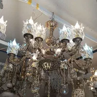 سماور برنز لوستر ۶شاخه چشم نظر