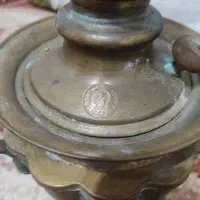 سماور زغالی برنجی 1942|کلکسیون اشیاء عتیقه|رانکوه, |دیوار