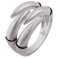 انگشتر نقره مردانه طرح پنجه عقاب