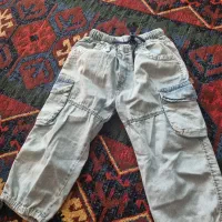 شلوار لی ۶ جیب کارگو پسرانه