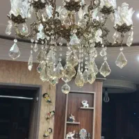 لوستر ۵ شاخه ۱۰شعله برنز