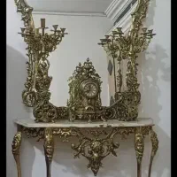 اینه شمعدان وکنسول سیاه قلم