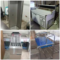 تاپینگ استیل صنعتی سرخ کن وان میزکار سرخکن میز کار|کافی‌شاپ و رستوران|تهران, مسعودیه|دیوار