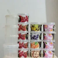 ظروف پلاستیکی وشیشه ایی|ظروف نگهدارنده، پلاستیکی، یکبارمصرف|جلین, |دیوار