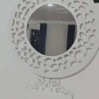 جا کفشی وآینه سفید