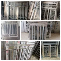 پله نردبان اهنی نرده بالکن حفاظ درب دیوار باغ حیاط|مصالح و تجهیزات ساختمان|چهاردانگه (تهران), |دیوار