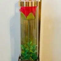 گُل مصنوعی با باکس شیشه ای