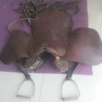 زین چرم و دهنه