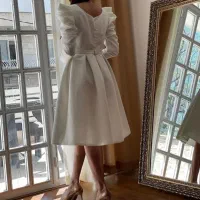 پیراهن مجلسی آستین پفی بسیار شیک .مزونی|لباس|تهران, مختاری|دیوار