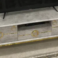 سرویس مبل صدف ۸ نفره همراه میزتلویزیون و جلو مبلی