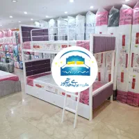 تخت خواب دو طبقه حاجی پور(تختخواب۲دوطبقه)تشک ماریا