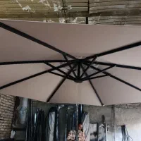 چتر پایه بغل سایبان زاویه دارچتر