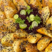 فینگر فود دسر ژله حلوا ساندویچ کیک