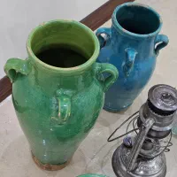 فانوس چراغ کوزه کاسه قدیمی|کلکسیون اشیاء عتیقه|تهران, بلوار کشاورز|دیوار