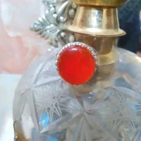 انگشترنقره عقیق یمنی وزن نقره۱۴گرم|جواهرات|قم, شاه ابراهیم|دیوار