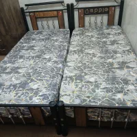 دو تخت یک نفره|تخت و سرویس خواب|اصفهان, کوجان|دیوار