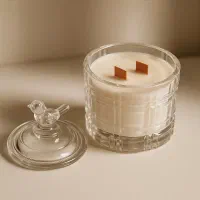 شمع پیاله ای در دار مدل پرنده