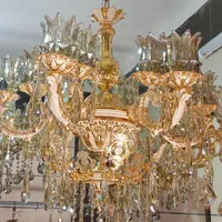 لوستر تمام برنز کرم  طلا