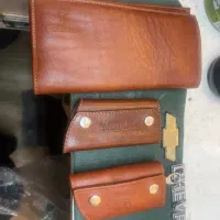 کیف پول چرمی جا کلیدی چرم ، چا کاردی چرمذی