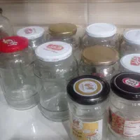 شیشه رب ومربا وسطل ماست