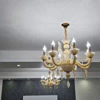 دو عدد لوستر کاملا نو|لوستر و چراغ آویز|اسلام‌شهر, شهرک سالور|دیوار