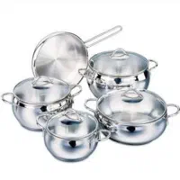 سرویس قابلمه ۹پارچه استیل کورکماز ظروف امیران