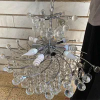 سه عدد لوستر کریستال در حد|لوستر و چراغ آویز|همدان, |دیوار