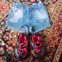 شرت وپاپوش دخترانه تا یک سال