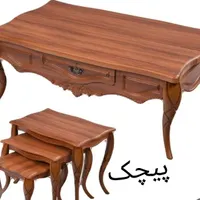 میز جلو مبلی و عسلی پیچک ومینو دست کامل|مبلمان خانگی و میز عسلی|یزد, |دیوار