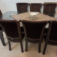 میز ناهار خوری ۸ نفره با صندلی