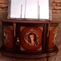 دو عدد آینه کنسول آنتیکا