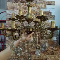 لوستر برنزی 6 شاخه