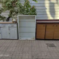 کابینت سه در فلزی و قفس بزرگ