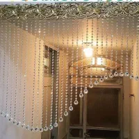 پرده تزئینی و کریستالی
