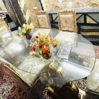 همه مبلمان کلاسیک دو دست و میز ناهار خوری دو دست|مبلمان خانگی و میز عسلی|شاهرود, |دیوار