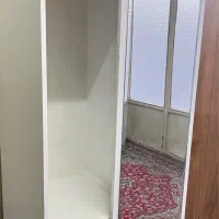 کمد لباس ام دی اف سفید کاملا سالم و نو