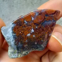 عقیق شجر سه قلعه طبیعی خاص پولیش خورده