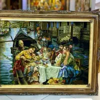 تابلو فرش دستباف ابریشم|تابلو فرش|احمدآبادمستوفی, |دیوار