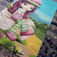 فرش طرح دختر توت فرنگی|فرش|شهریار, شهریار|دیوار