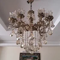 ۲عددلوستر برنز|لوستر و چراغ آویز|قزوین, |دیوار