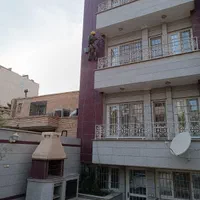کار درارتفاع راپل شستشو نماپیچ رولپلاک بدون داربست|خدمات پیشه و مهارت|کرمان, |دیوار