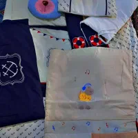تشک و پتو و کاور تخت بچه