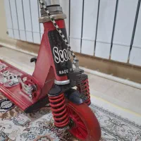 اسکوتر تمام آلومینیوم مناسب ۳تا۶سال     سایز ۱۲و۱۶|دوچرخه، اسکیت، اسکوتر|پرند, فاز ۲|دیوار