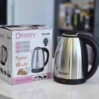 کتری برقی چای ساز بدنه استیل دسینی،سیلورکرست آکبند