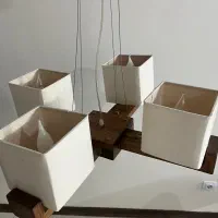 لوستر چوبی|لوستر و چراغ آویز|پردیس, فاز ۱۱|دیوار