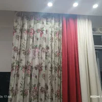 پرده گلدار|پرده، رانر، رومیزی|رباط‌کریم, نصیرشهر|دیوار