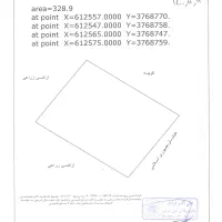 فروش زمین ۳۳۰ متر دو نبش شمالی