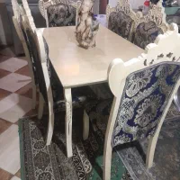 مبل سالم ۷نفره ونهارخوری ۶نفره باهم فروشی هست|مبلمان خانگی و میز عسلی|بندرعباس, |دیوار