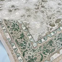 فرش آوانته سبز 1200 شانه گل ابریشم|فرش|اسلامشهر, مظفریه|دیوار